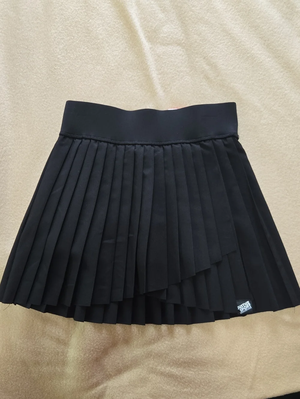 Justice Black Pleated Mini Skirt